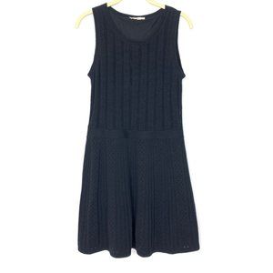 Trina Turk Marcela Pointelle Sweater Black‎ Dress